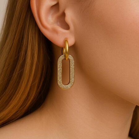 Boucle D'oreille En Or