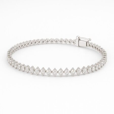 Bracelet En Pierre Blanche