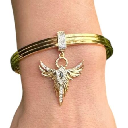 Bracelet avec objets en pierre