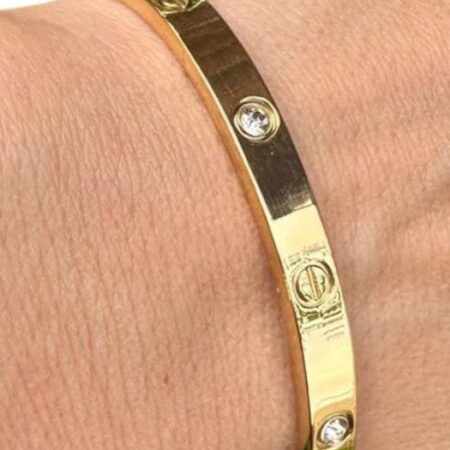 Bracelet en pierre unie