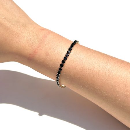 Bracelet à diamant noir