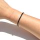 Bracelet à diamant noir